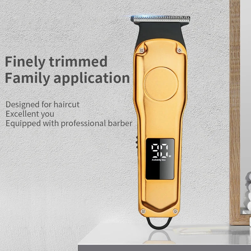 Men Hair Clippers Rechargeable Electric Cutting Beard Trimmer