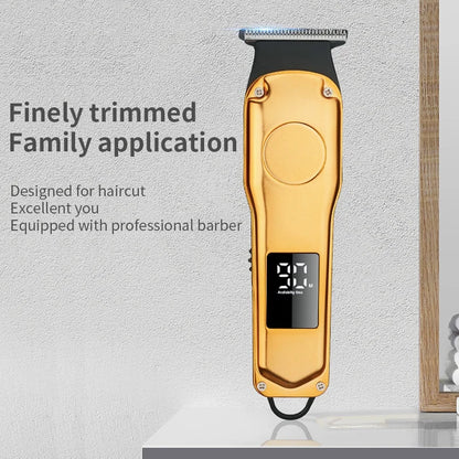 Men Hair Clippers Rechargeable Electric Cutting Beard Trimmer