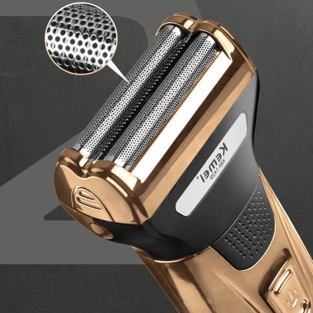 Kemei 3 In 1 Powerful Electric Shaver Facial Body Hair Trimmer KM-1429