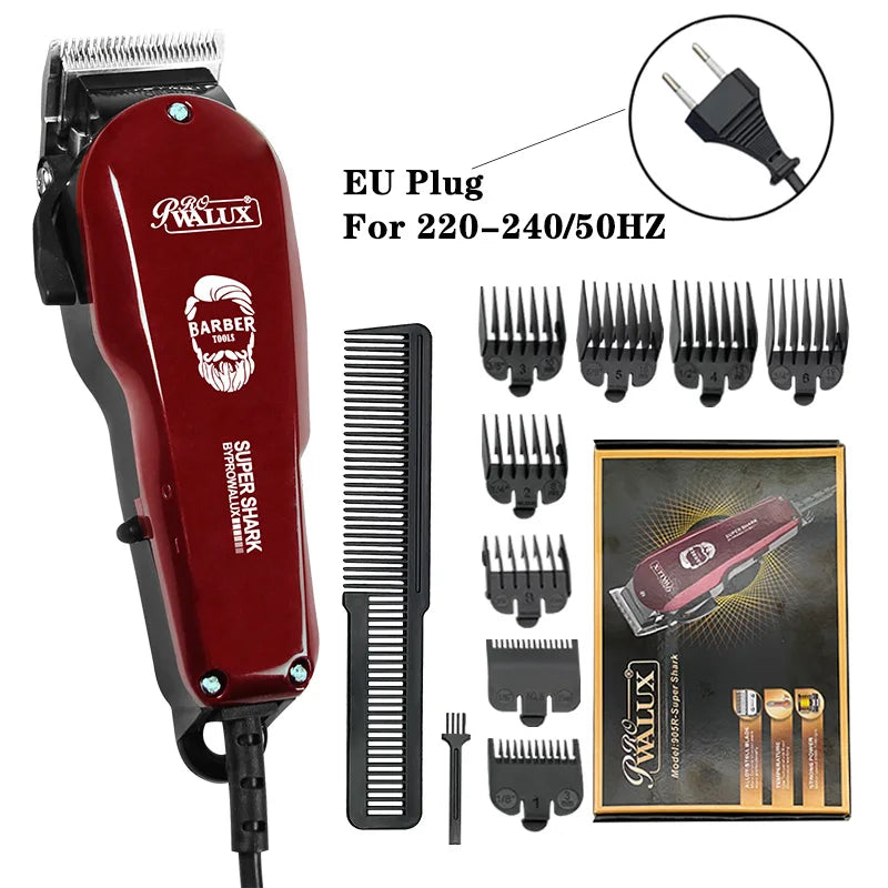 WALUX Professional AC220-240V Hair Clipper 10W Powerful Hair Trimmer