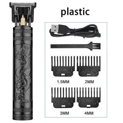 T9 LCD Electric Hairdresser Oil Shaving Head Trimmer