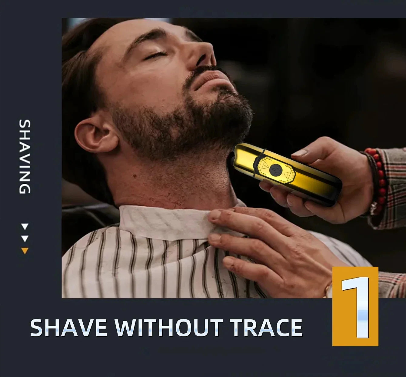 Kemei TX10 Electric Shaver Hair Rechargeable Facial & Beard Foil Razor