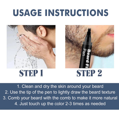 Beard Filling Pen Series Waterproof Non Irritating Lasting