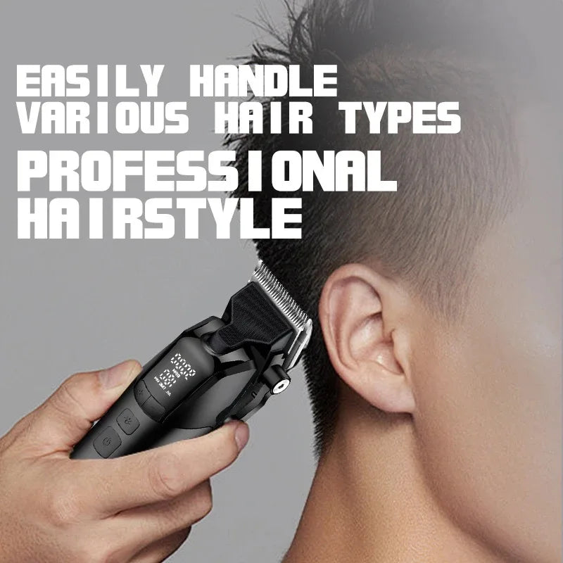 Kemei Professional Barber Hair Clippers Rechargeable Cordless