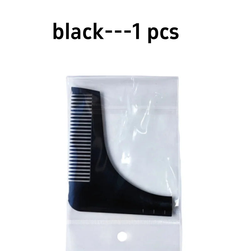 Men's Beard Comb Hairdressing Beard Care Styling Template
