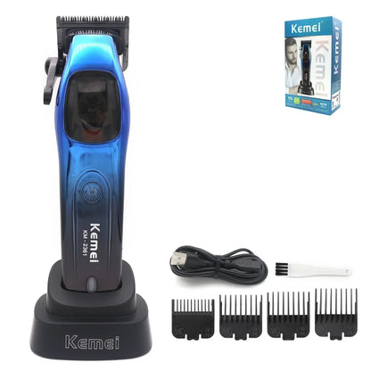 Kemei High Speed Magnetic Motor Professional Barber Hair Clippers