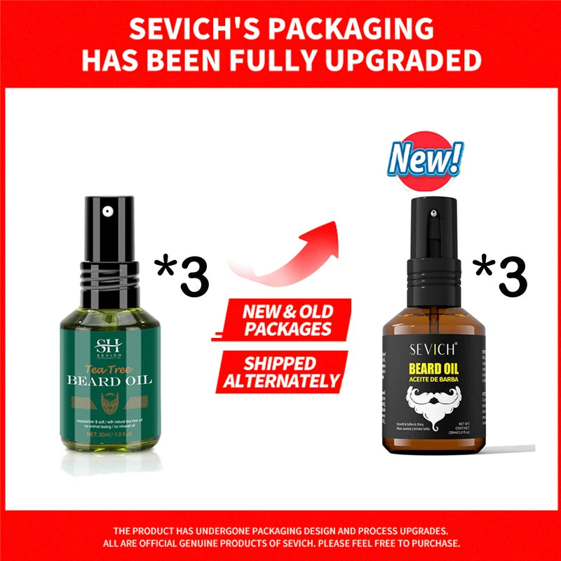 SEVICH Growth Beard Oil for Men Moisturizing Oil