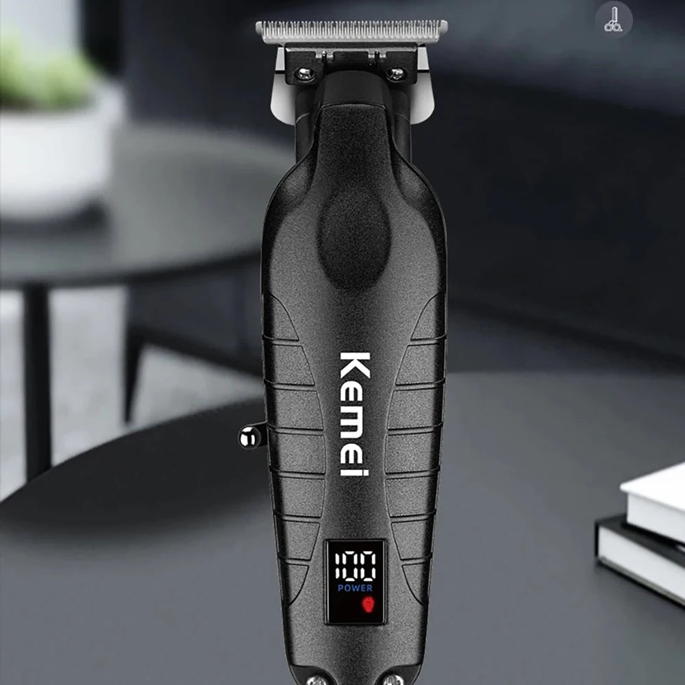 Kemei 2293 Professional Barber Hair Trimmer Zero Gapped Cordless