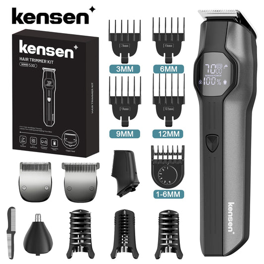 S30 4 in 1 Cordless Hair Clipper LED Display Hair Cutting