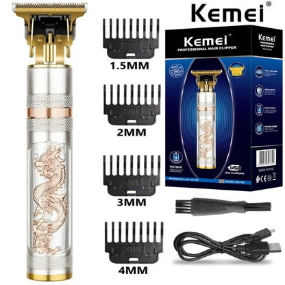 Kemei 762 metal hair trimmer for men professional beard clipper