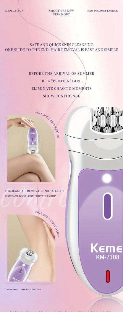 KM-7108 New Four in One USB High Electric Hair Puller