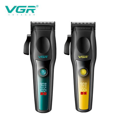 VGR New High end Hair Clipper Metal Body Titanium Alloy  V-195