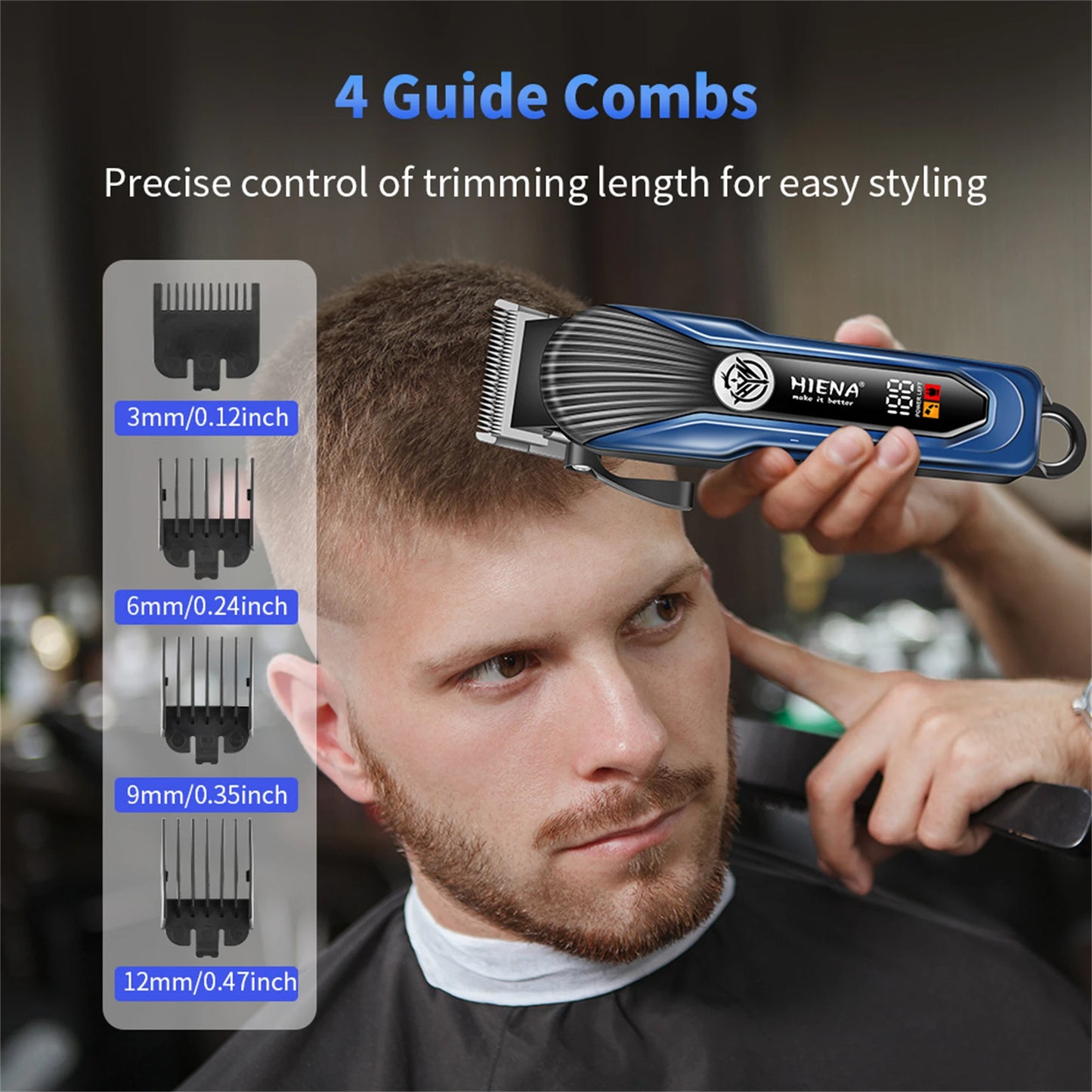 HIENA Hair Clipper for men HYN-225 Rechargeable Hair Trimmer