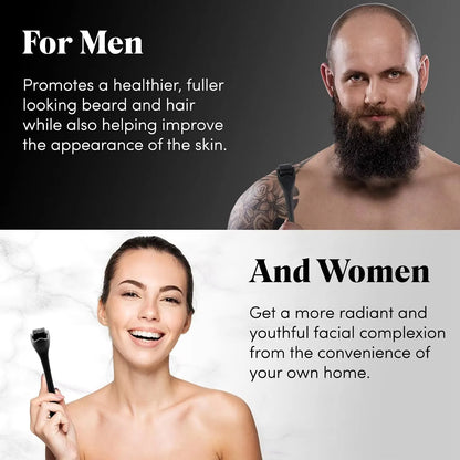 540 Micro Needles Derma Roller for Beard & Hair Growth