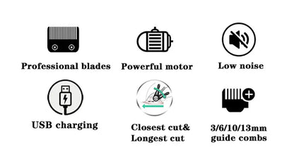 Magicful Professional Hair Clipper Beard Shaver Hair Cutting Machine