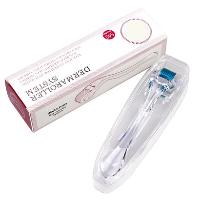 Professional 540 Needles Derma Roller Micro Face Roll