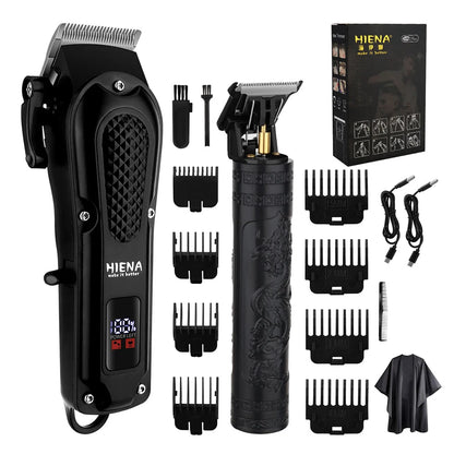 hiena 212 Professional Hair Cutter Mans Hair Clipper Set