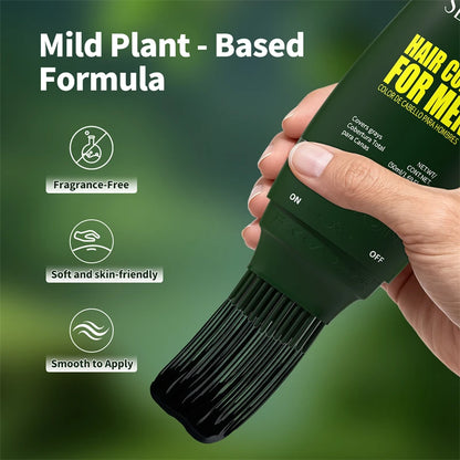 Black Hair Coloring Cream With Comb 50ml Hair Dye Shampoo