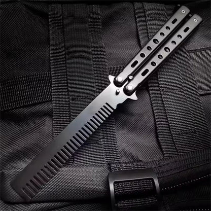 Foldable Comb Stainless Steel Butterfly Comb Multifunctional