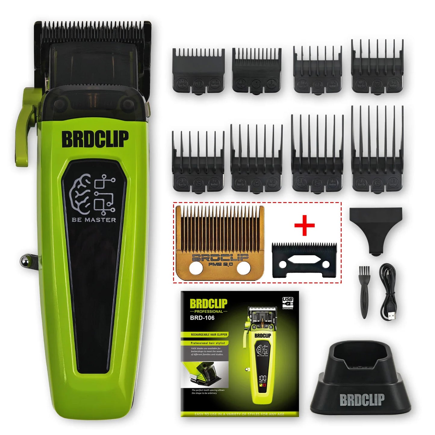 BRD-106 7500RPM Professional Men's Hair Clipper