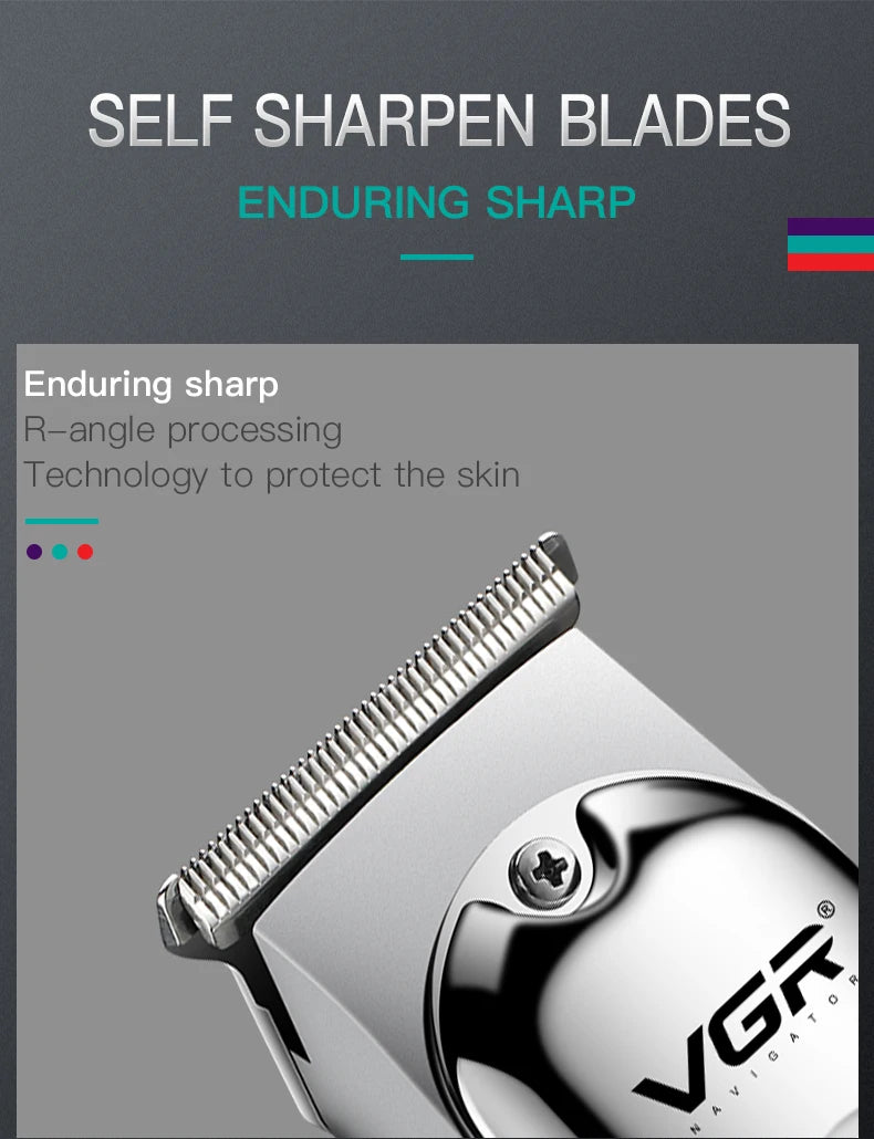 VGR Hair Trimmer Professional Hair Clipper Wireless Hair Cutting V-071