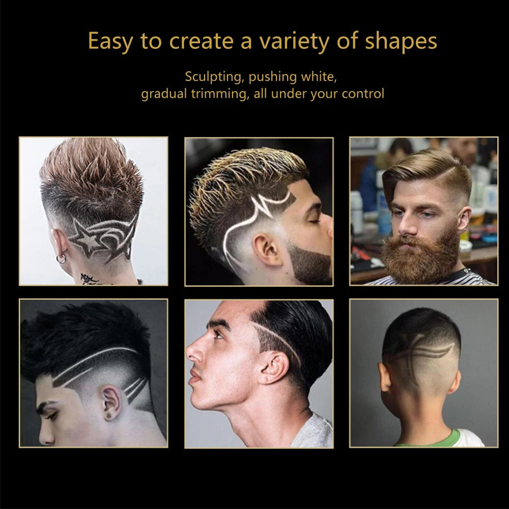 Kemei Full Metal Hair Trimmer For Men Beard Trimmer