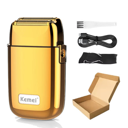 Kemei Tx1 Rechargeable Metal Housing Razor Shaving Machine