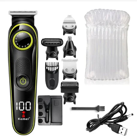 Kemei Electric Hair Clipper Multifunctional Men's Trimmer Electric Shaver