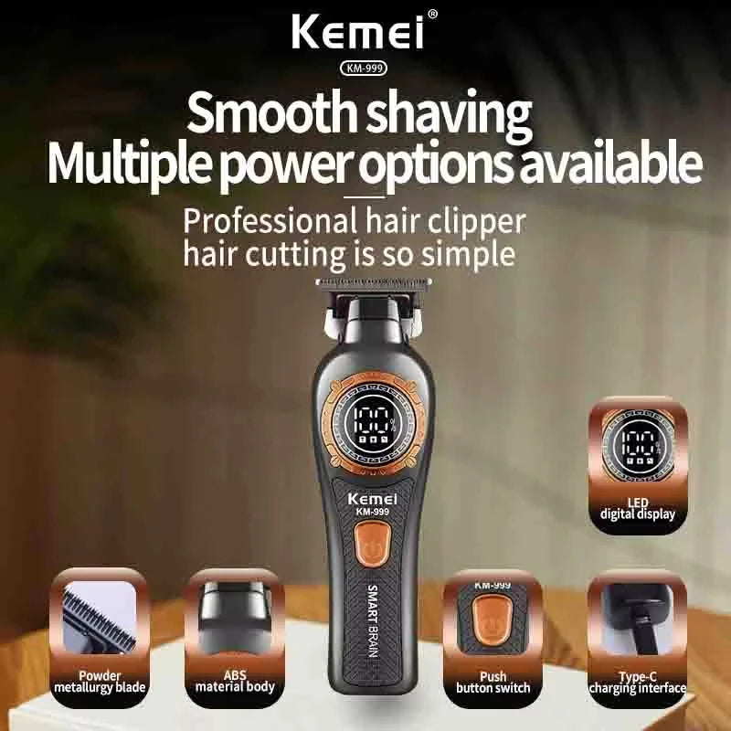 Kemei KM-2242 Hair Clipper Trimmers KM-999 Clippers Kit