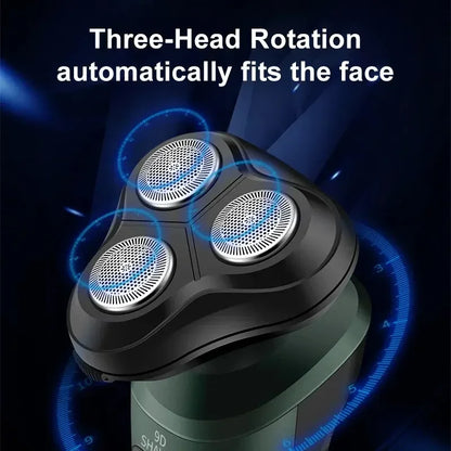 Electric Razor For Men Intelligent Wet Dry Beard Shaving Trimmer