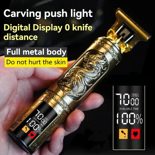 Professional 3-speed adjustment scissors beard trimmer