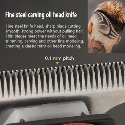 Kemei 371 Hair Clippers Men Professional Rechargeable Machine