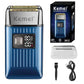 Original Kemei Metal 2-Speed Electric Shaver For Hair Beard Rechargeable Razor