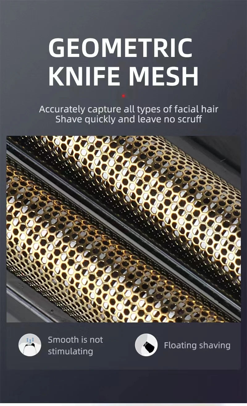 Retro Oil Hair Gradient Shaver Hair Salon