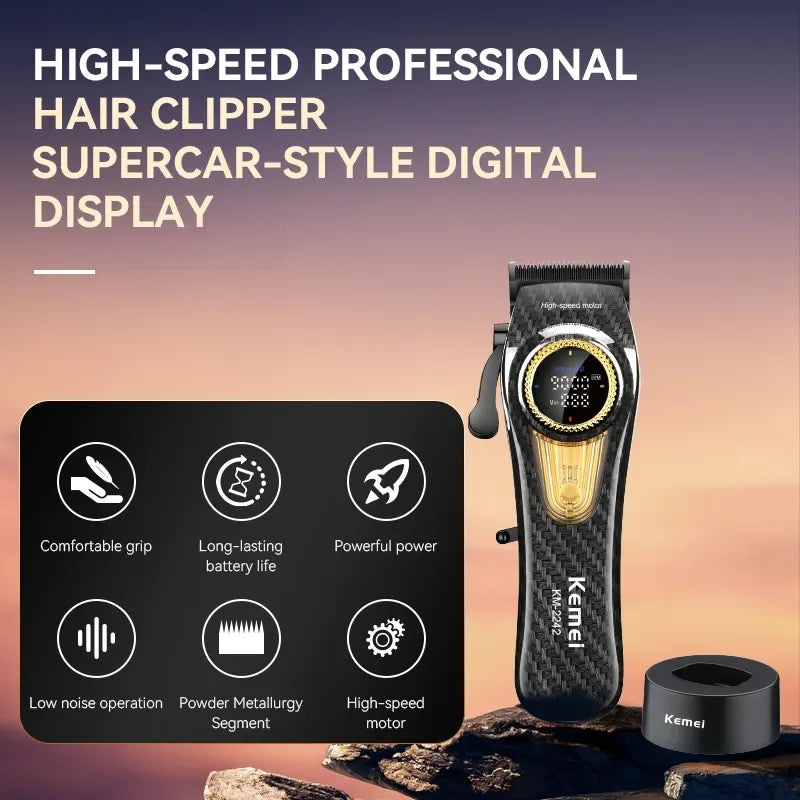 Kemei KM-2242 Hair Clipper Trimmers KM-999 Clippers Kit