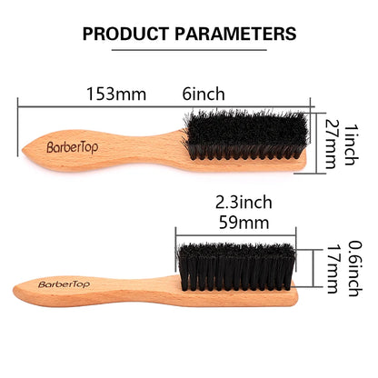 Barber Wood Handle Hairdressing Soft Hair Cleaning Brush