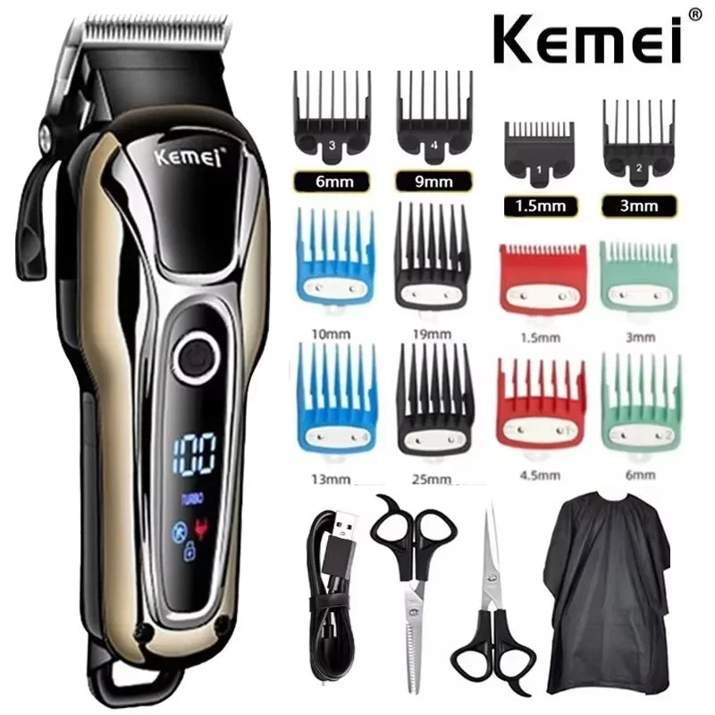 Kemei 1990 new hair clipper professional hair clipper set