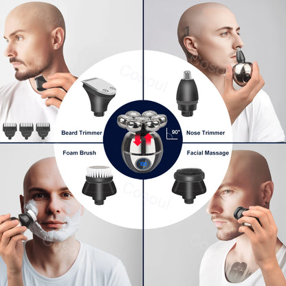 Shaver for Men Electric Shaver Bald Head Shaver 5 in 1
