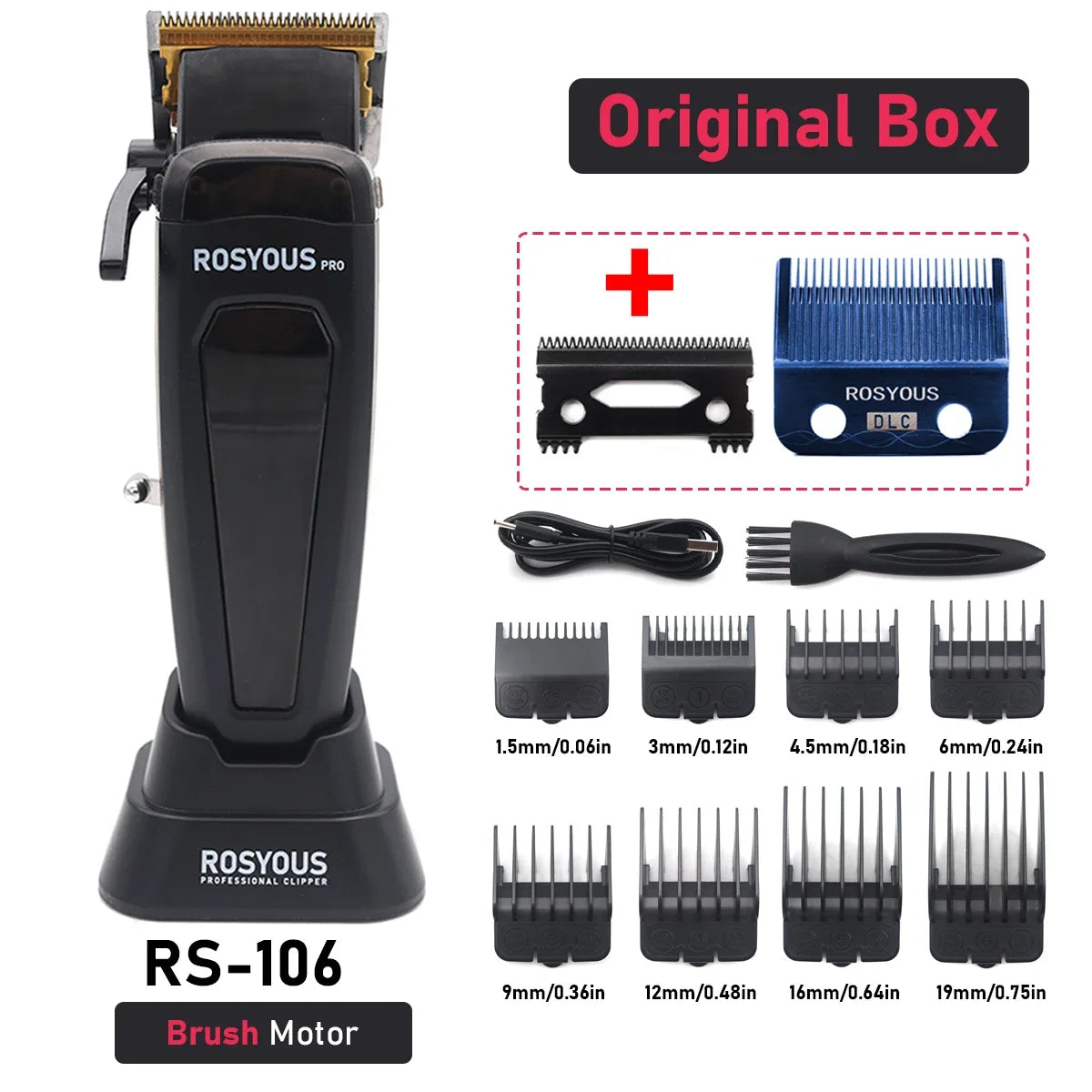 Professional Electric Hair Clipper 106 Hair Trimmer for Man
