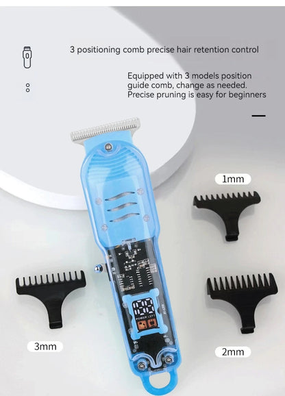 New Transparent Hair Clipper Power Display Hair Clipper
