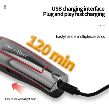 Kemei Professional Hair Trimmer Men's Electric Beard Trimmer KM-034