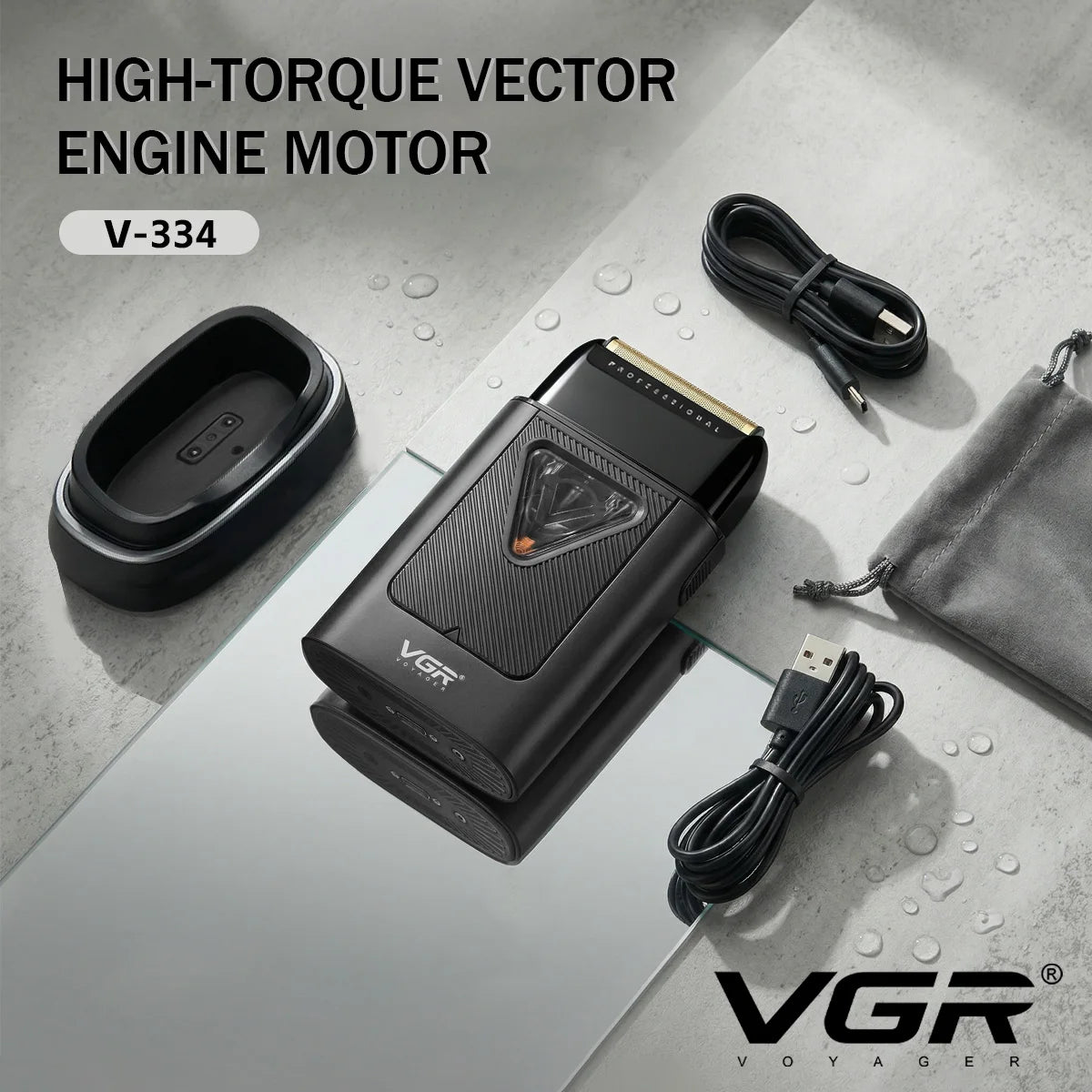 VGR Shaver Professional Razor Portable Shaving Machine