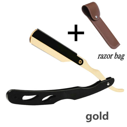 Professional Manual Shaver Straight Edge Stainless Steel
