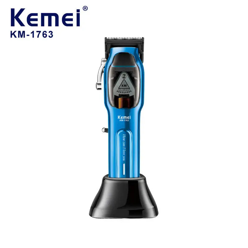 KM-1763 9000rpm Pro Hair Clipper 10W Big Power Cordless