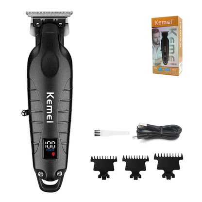 KM2293 Professional Hair Salon Electric Cordless Men's Trimmer