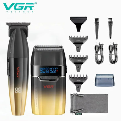 VGR Hair Trimmer Professional Electric Shaver Cordless Clippers