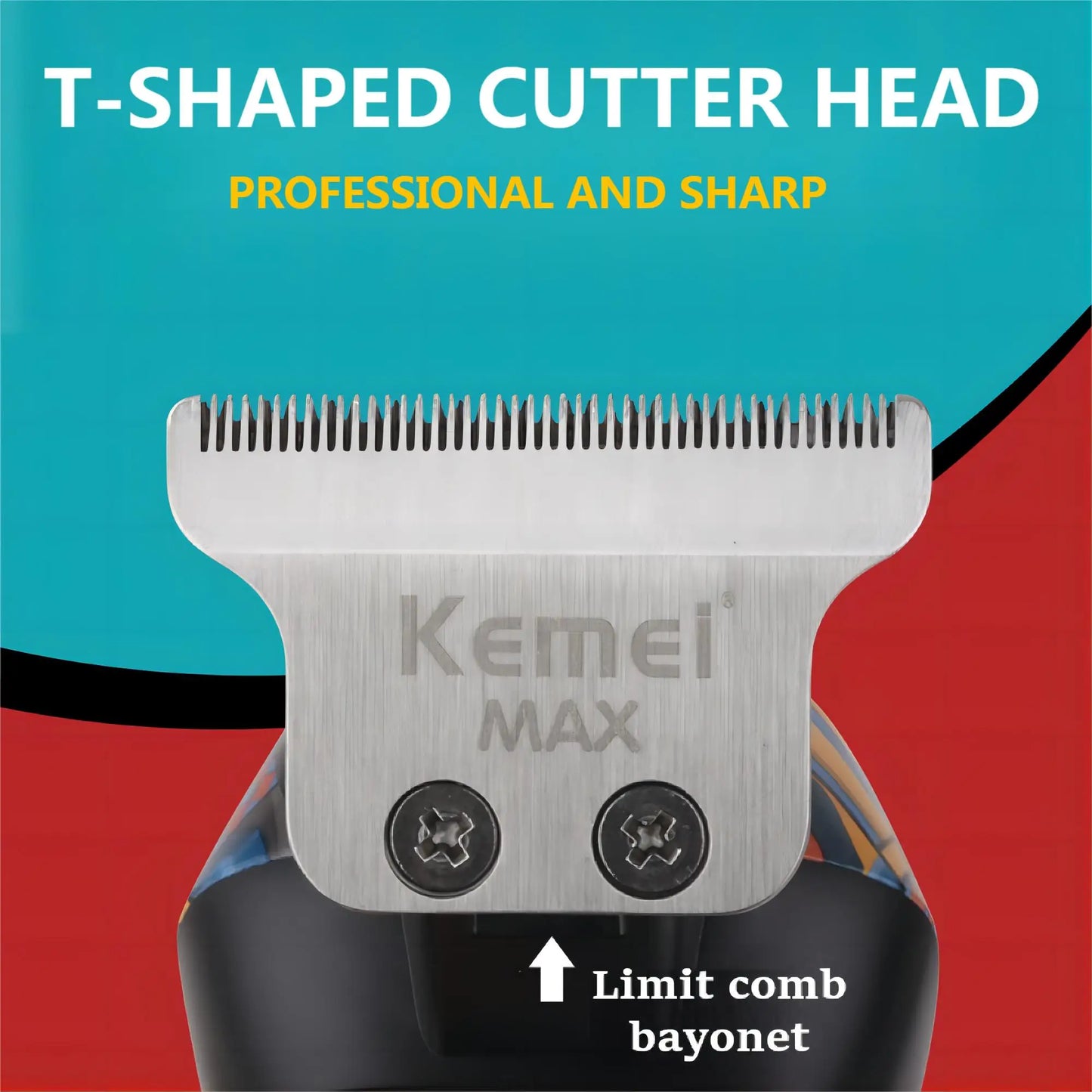 Kemei Digital Display Professional Barber Pusher For Men
