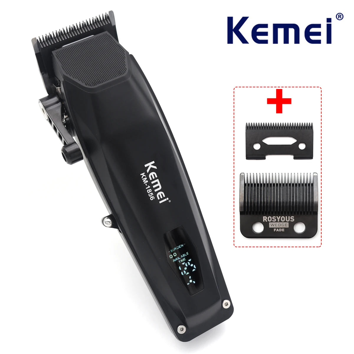 KEMEI Electric Rechargeable Best Hair Trimmer Professional Cordless