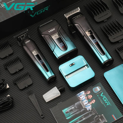 VGR V-694 3-in-1 Hair Trimming Set Professional High end Hair Clipper