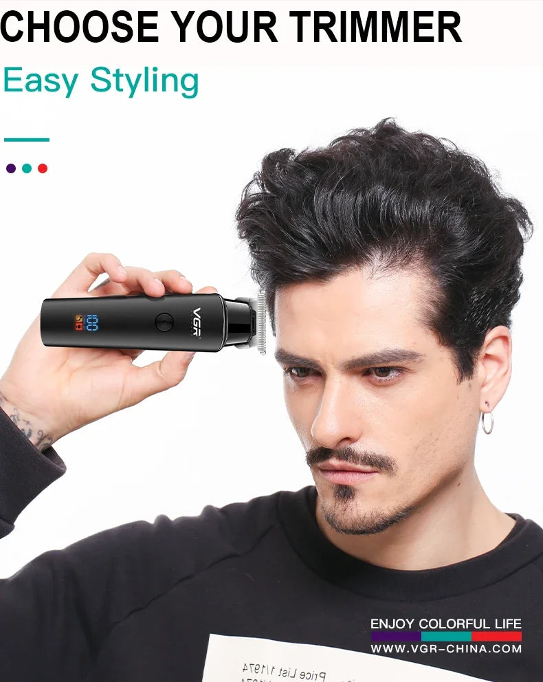 VGR Hair Trimmer Professional Hair Clipper Cordless Hair Cutting
